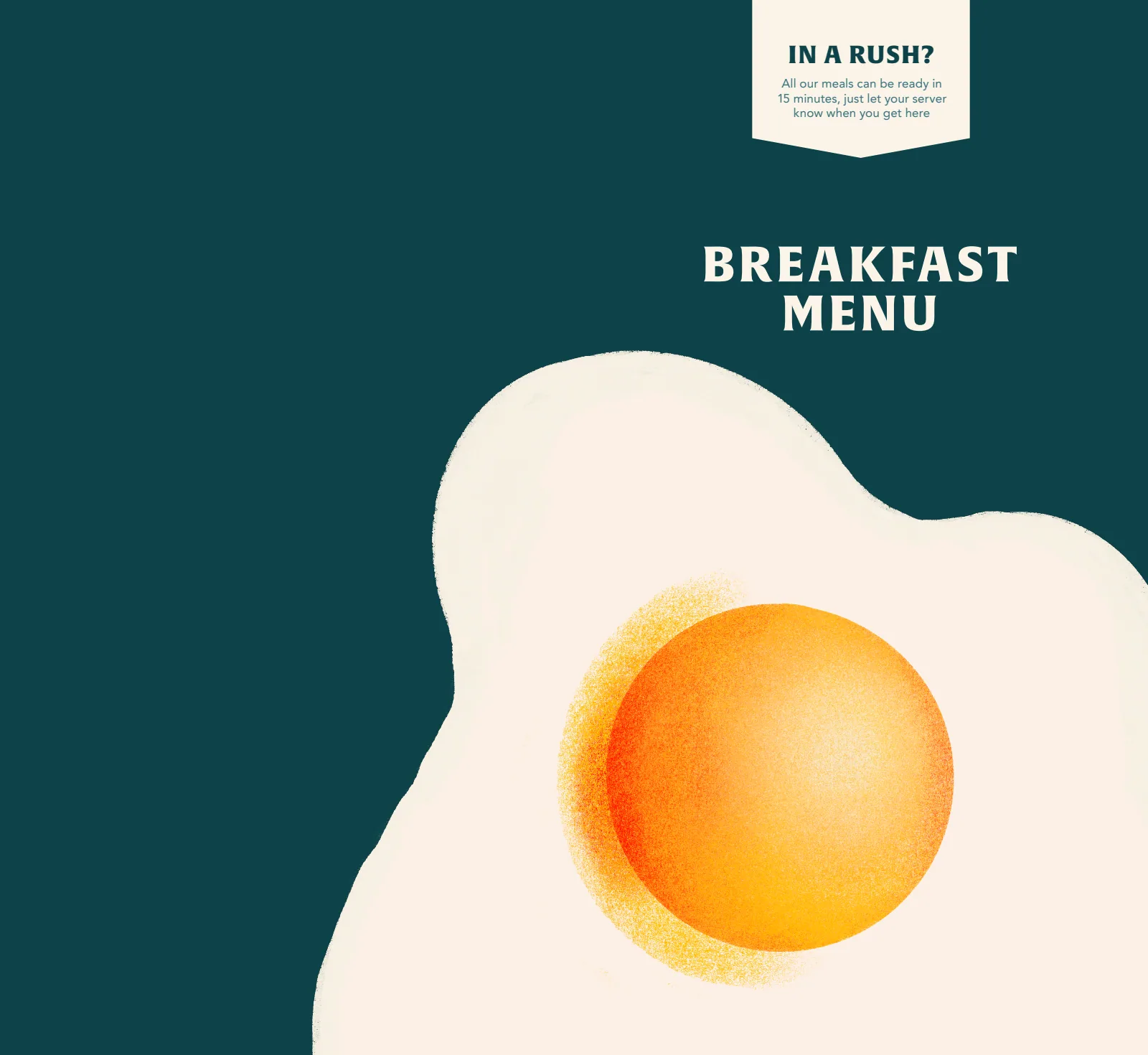 Breakfast Menu — page 1 of 2