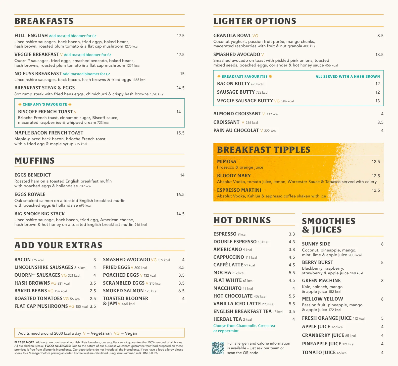 Breakfast Menu — page 2 of 2